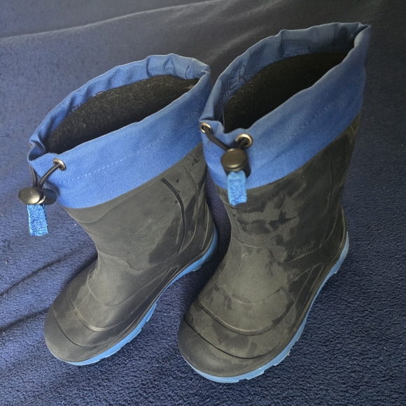 Kamak Other - Sturdy Kids' Black and Blue Rain Boots